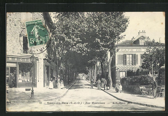 CPA Sucy-en-Brie, Rue Montaleau