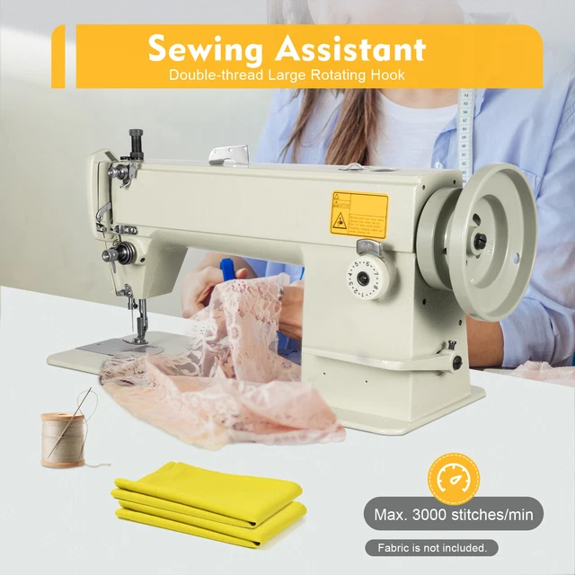 NEW INDUSTRIAL LEATHER Sewing Machine Heavy Duty Leather Fabrics Sewing