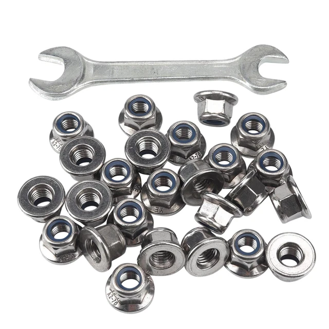 25 Pcs Kontermuttern Aus Metall Maulschlüssel Metrisches System