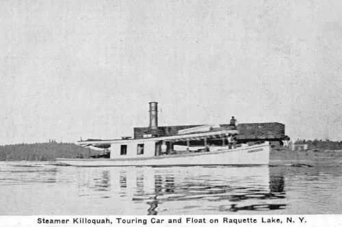 Steamer Boat Killoquah Raquette Lake New York NY Reprint Postcard