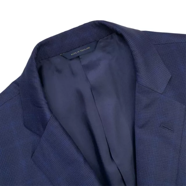 Hommes 43 R Brooks Brothers Regent X Reda " Spécial Sélection " Royal Carreau