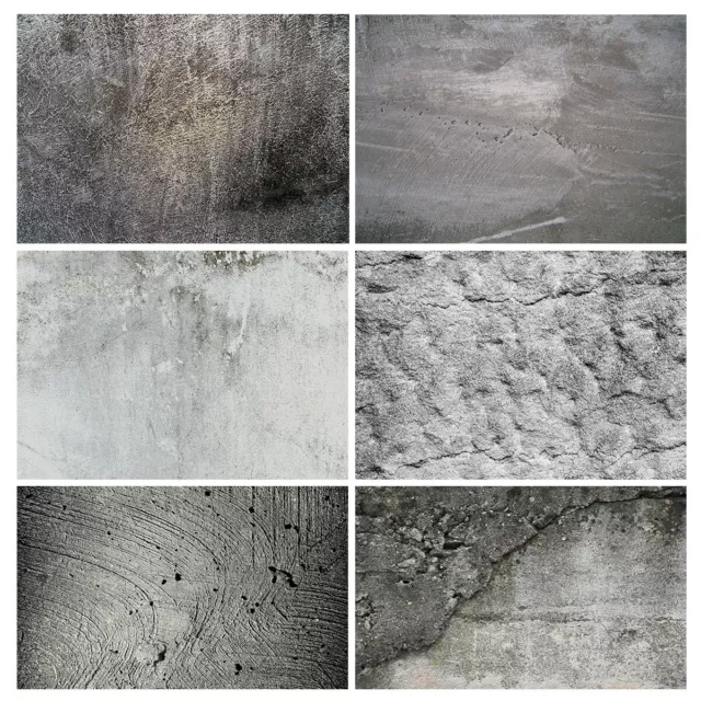 Grey Concrete Texture Vinyl Photography Backdrop Studio Photo Background Cloth