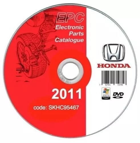 Honda EPC 2011 cars spare parts catalogo ricambi