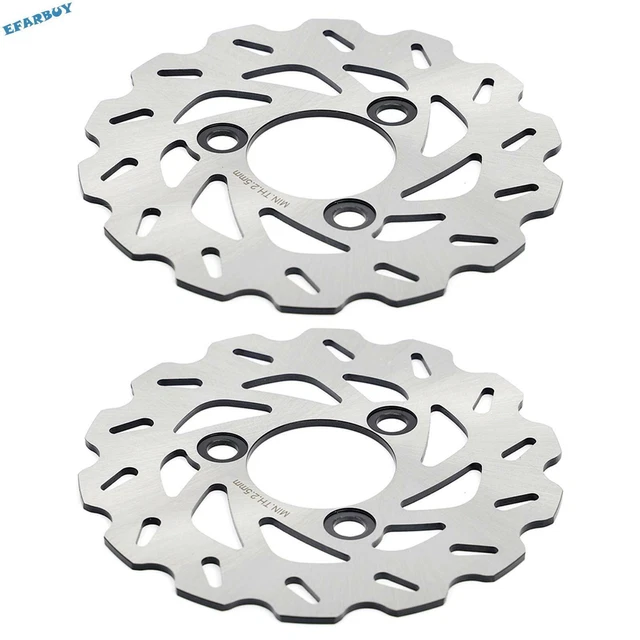 2PCS Front Brake Disc Rotor For Suzuki Quadracer 450 LTR 450 2x4 2006-11 LTR450Z