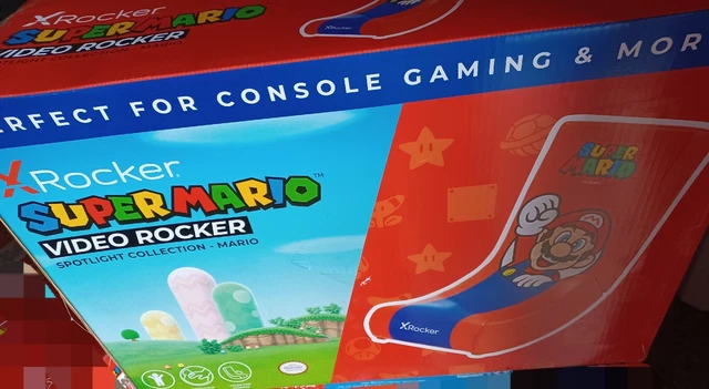 X Rocker® Super Mario™ Spotlight Floor Rocker Gaming Chair for Kid – Mario X Rocker® Super Mario™ Spotlight Floor Rocker Gaming Chair for Kid – Mario
