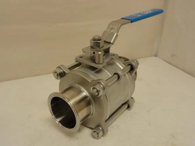 206851 New-No Box; MFG- BV-23-HA300 Sanitary Valve VLV00020 SS; Size: 3"; 1000WO