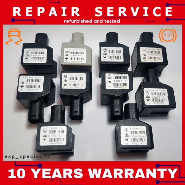 REPAIR SERVICE FOR ESP lateral / longitudinal Acceleration Sensor £55.