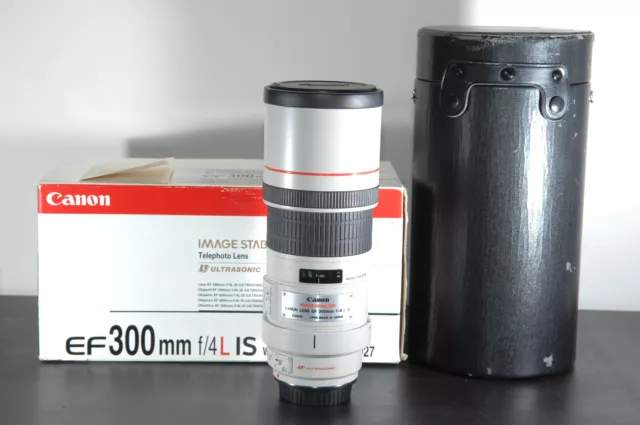 Canon EF 300mm USM F/4 L IS Prime Lens For Full Frame DSLR (NR MINT)