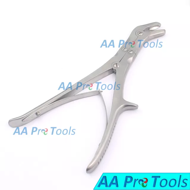 AA Pro: Rongeur Stille 8.75'' Curved Double-jointed Angular Cranial SS Steel