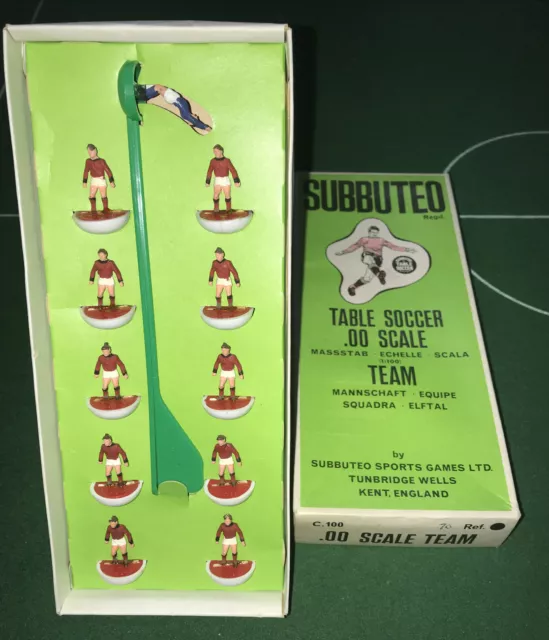 Subbuteo Team Ref Hw 70 Bohemians Coventry City(A) Nuovo Di Zecca Su Base Posteriore