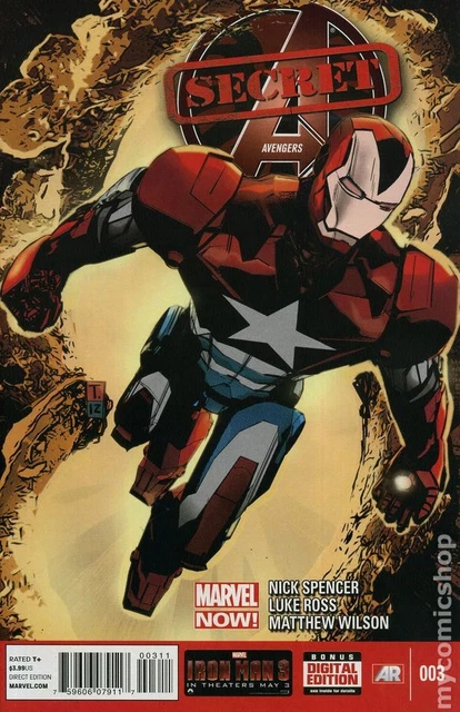 Secret Avengers #3A Coker NM 2013 Stock Image