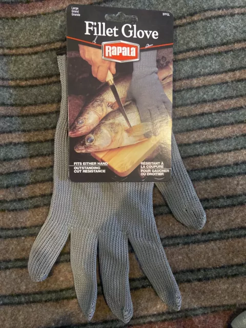 Rapala Fillet Glove - Size Large - Either Hand - Machine Washable,