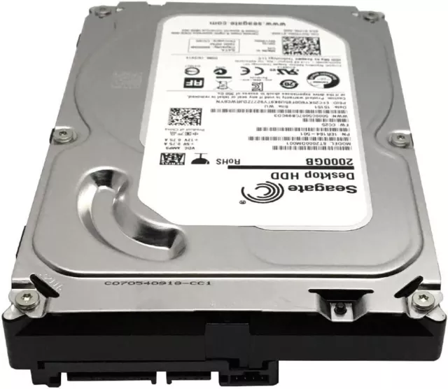 Seagate 2TB HDD Internal Hard Drive 7200RPM SATA III 3.5" ST2000DM001 3