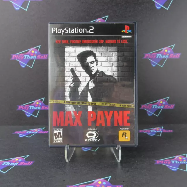 Max Payne PS2 PlayStation 2 + Reg Card - Complete CIB