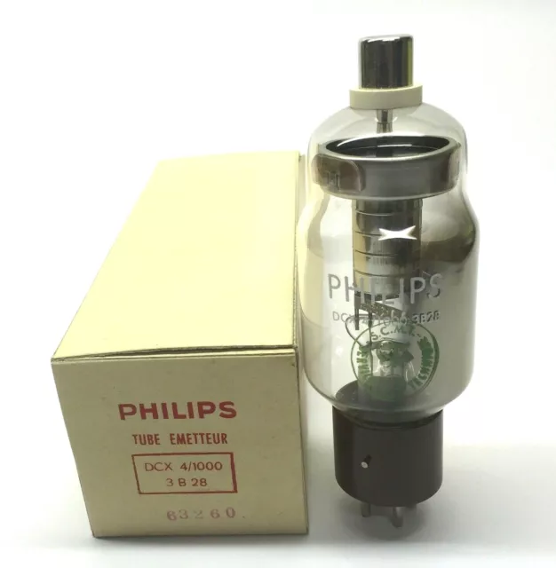 (2 pz.)  3B28 DCX 4/1000 NOS Tubi valvola Philips