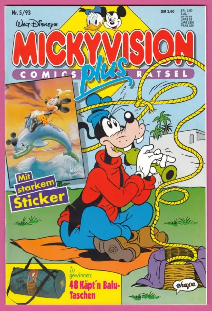 MICKY Vision | 1993 / Nr. 5 | Mit Sticker | Ehapa Gb | TOP Z 0- 1