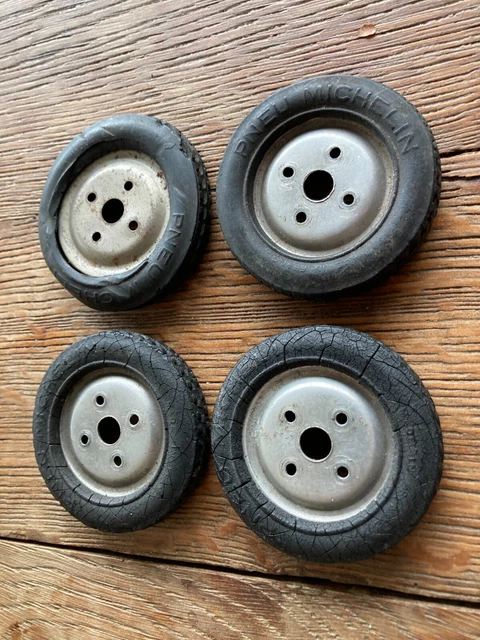 5 ROUES TÔLE De 70mm Pour Jouet Citroen Au 1/10eme B2 B12 Basse