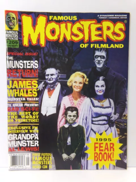 Famous Monsters of Filmland #209 1995 SIGNED Forrest Ackerman w COA 072922WNON