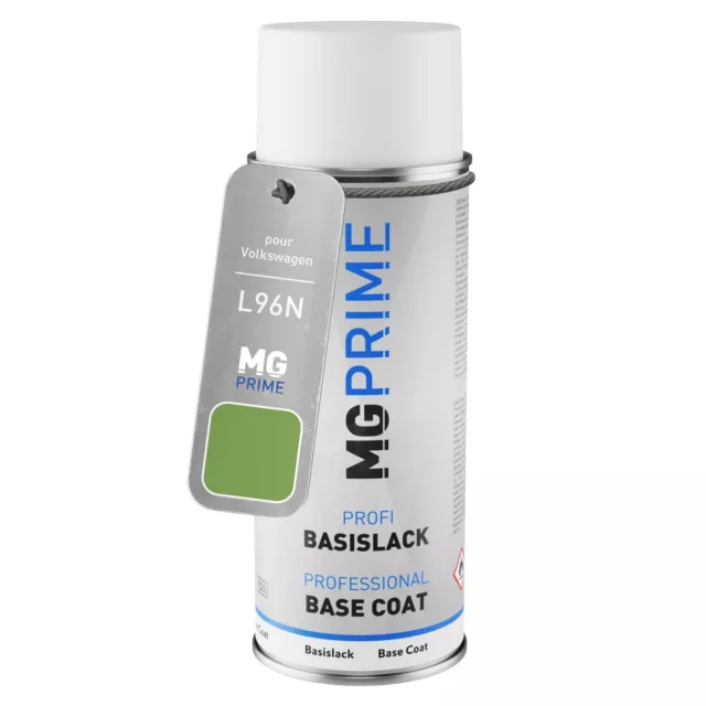 Peinture Voiture Aérosol de base pour Volkswagen VW L96N Y5 Vipergrün Metallic