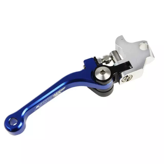 States Mx Brake Lever Fold Flex Blue for Yamaha WR450F 2016 2017