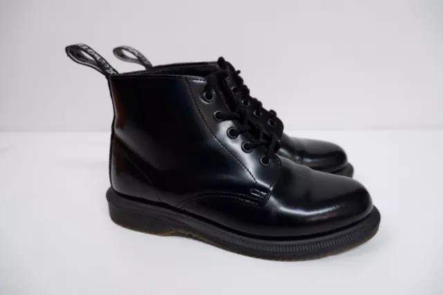 DR MARTENS DMS Emmeline boots uk 3 eu36 black leather VGC 62.40