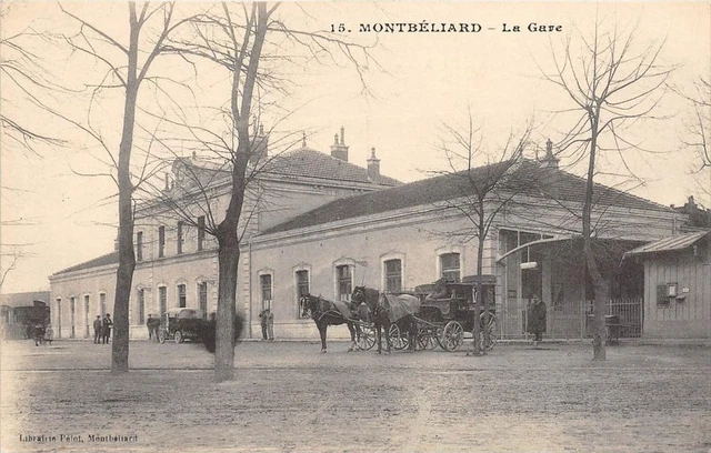 CPA 25 MONTBELIARD LA GARE (cliché pas courant