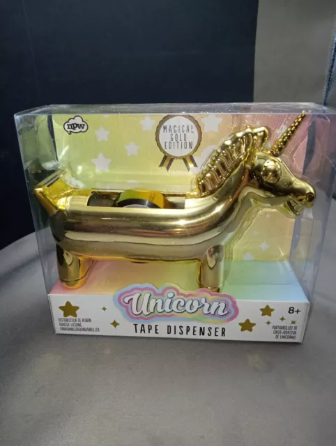 Magical Gold Edition Unicorn Tape Dispenser new in box