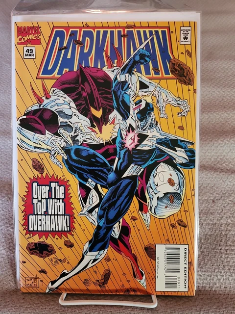 Darkhawk #49 (Marvel 1995) 1st App of Overhawk- Low Print Run- Rare- highgrade