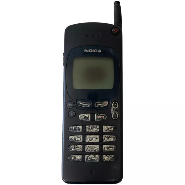 Nokia 2110 Vintage 1990's Mobile Phone Black Antenna - Untested Parts Only Brick