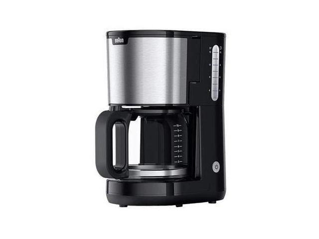 Braun KF1500 PureShine 10 Tassen Filterkaffeemaschine (Schwarz) Schwarz