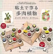 Lady Boutique Series no. 3705 Handmade Craft Book Clay Succulents Japan form JP