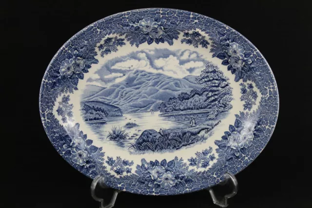 BANDEJA Vajilla Porcelana EIT England, imagen Lago Windermere  VINTAGE