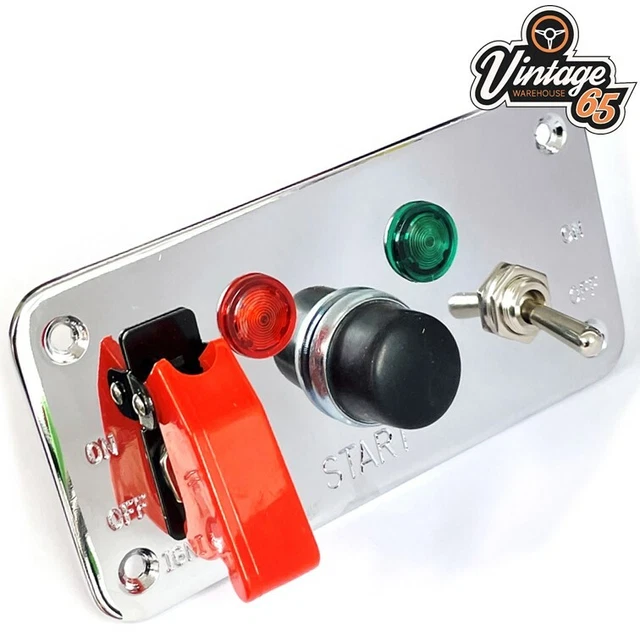 IGNITION SWITCH PANEL Push Button Starter 25A 12V Power Isolator
