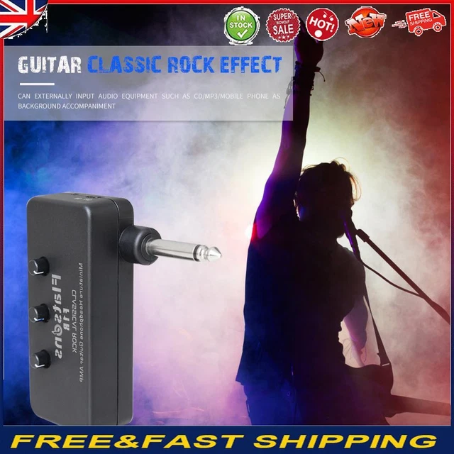 Flatsons Electric Guitars Amplifier Guitar Classic Rock Headphone Amp Effect -