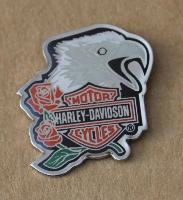 Harley Original Conector Pin de Solapa Screamin Águila Rosa