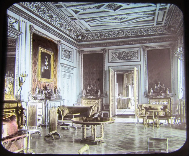 GWW FARBE Glas Magic Laternenrutsche WINDSOR CASTLE C1890 GRÜN WOHNZIMMER