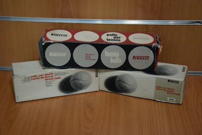 Pirelli Tennis Balls Various Years Vintage Collectible Rare Original