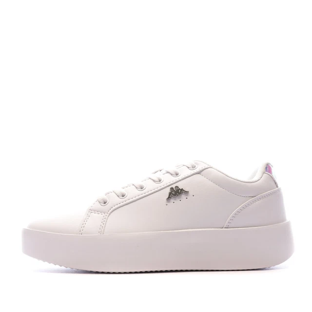 Baskets Blanches/Violet Femme Kappa Amelia