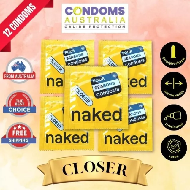 Four Seasons Naked Closer Condom (12 Condoms) FREE SHIPPING