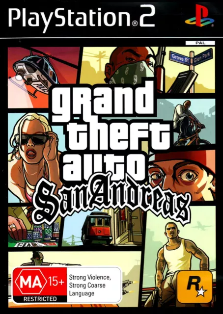 Grand Theft Auto: San Andreas (Greatest Hits) PS2 (Brand New Factory Sealed  US V