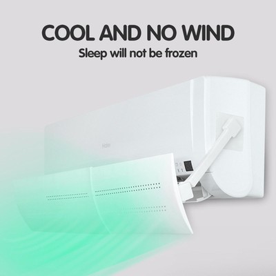 Deflettore condizionatore Universale Hollow Anti diretto Blowing Aria condizionata frangivento deflettore regolabile Shield del condizionatore daria di copertura del parabrezza # Plastica 