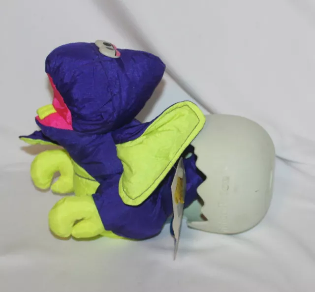 Fisher Price Baby Dino-Roar 1992 Plush Dinosaur Pterodactyl Puffalump Hatchling