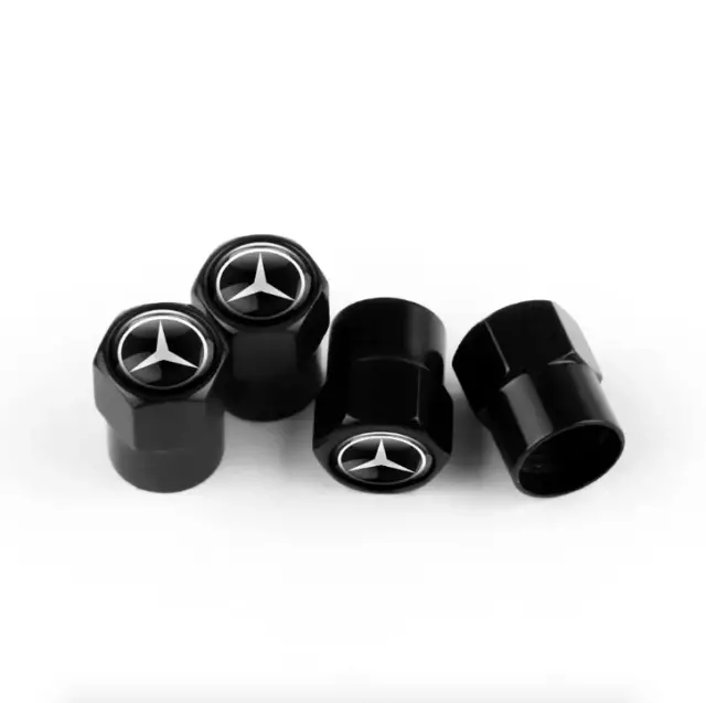 Acheter Doofoto 4 pièces Valves de pneu de roue de voiture bouchons d'air  de tige de pneu pour Mercedes-Benz smart Fit pour toutes les voitures