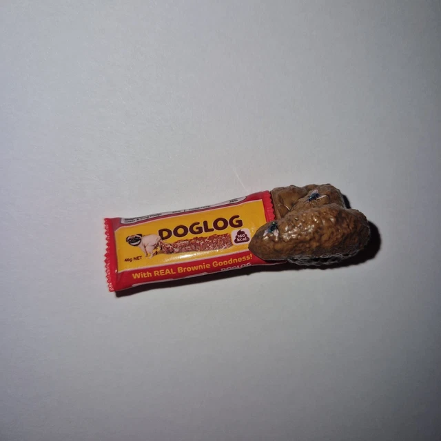 ZURU MINI BRANDS Mega Gross Minis Dog Log Real Brownie Goodness Poop ...