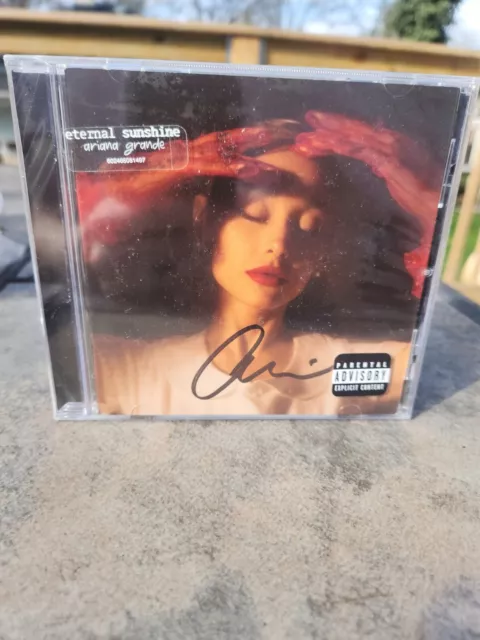 Ariana Grande Eternal Sunshine Signed CD In Hand - FAST SHIPPING