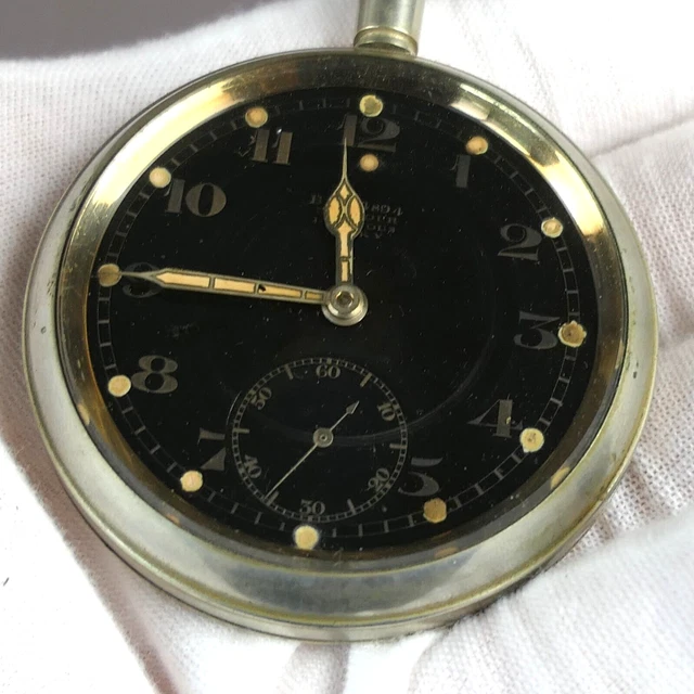 OROLOGIO DA TASCHINO antiquariato Seconda Guerra Mondiale ELGIN raro