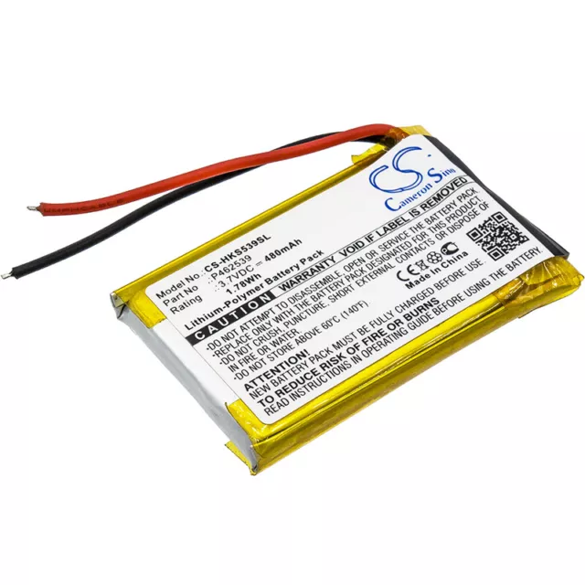 3.7V Battery for Harman/Kardon SOHO 480mAh Premium Cell NEW