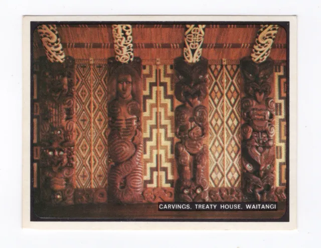 Sanitarium NZ. The Maori Way of Life. #27 Carvings, Treaty House, Waitangi