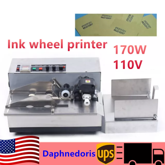 MY-380F Automatic Ink Wheel Marking Machine Ink Coding Machine For Date Printing