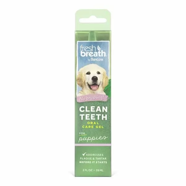 Tropiclean Propre Dents Hygiène Buccale Gel Pour Chiots Nettoie Plaquette Tartre